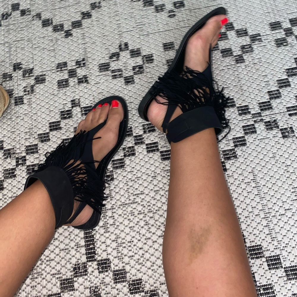 Fringe Sandals